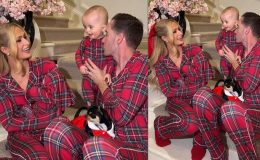 İşte Paris’in dört kişilik aile pozu: Adını koyup yıllarca beklediği kızı kucağında