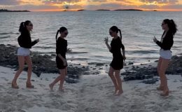 Lüks tatile damga vuran dans! Düğünde bozuşan ünlü gelin kaynana meğer çoktan barışmış…