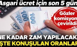 Son dakika haberi: 2024 Asgari ücret zammı için kritik günler! İşte konuşulan maaş zam oranları… Asgari ücret ne kadar olacak ve ne zaman belli olacak?