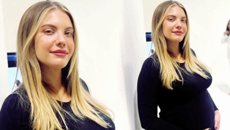 Ünlü oyuncudan hamile pozu! ‘Doğum nisan sonu mayıs başı’