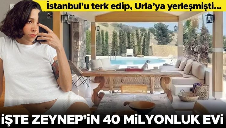 İstanbul’u terk edip, Urla’ya yerleşti… İşte ünlü şarkıcının 40 milyon TL’lik evi