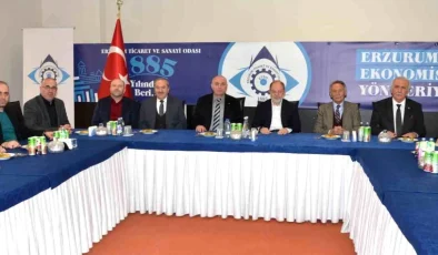 Prof. Dr. Recep Akdağ, ETSO Başkanı Saim Özakalın’ı ziyaret etti