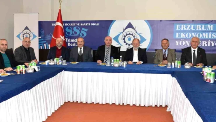 Prof. Dr. Recep Akdağ, ETSO Başkanı Saim Özakalın’ı ziyaret etti