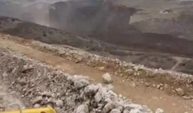 Erzincan’da altın madeni bölgesinde toprak kayması! Göçük altında işçiler var…