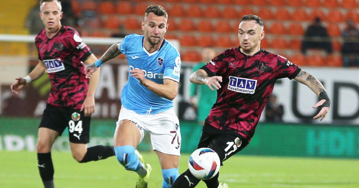 Alanyaspor – Trabzonspor: 2-1 (MAÇ SONUCU)