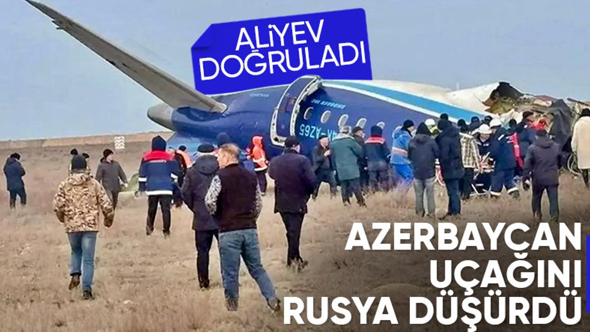 Aliyev’den Kazakistan’da düşen yolcu uçağı ile ilgili açıklama