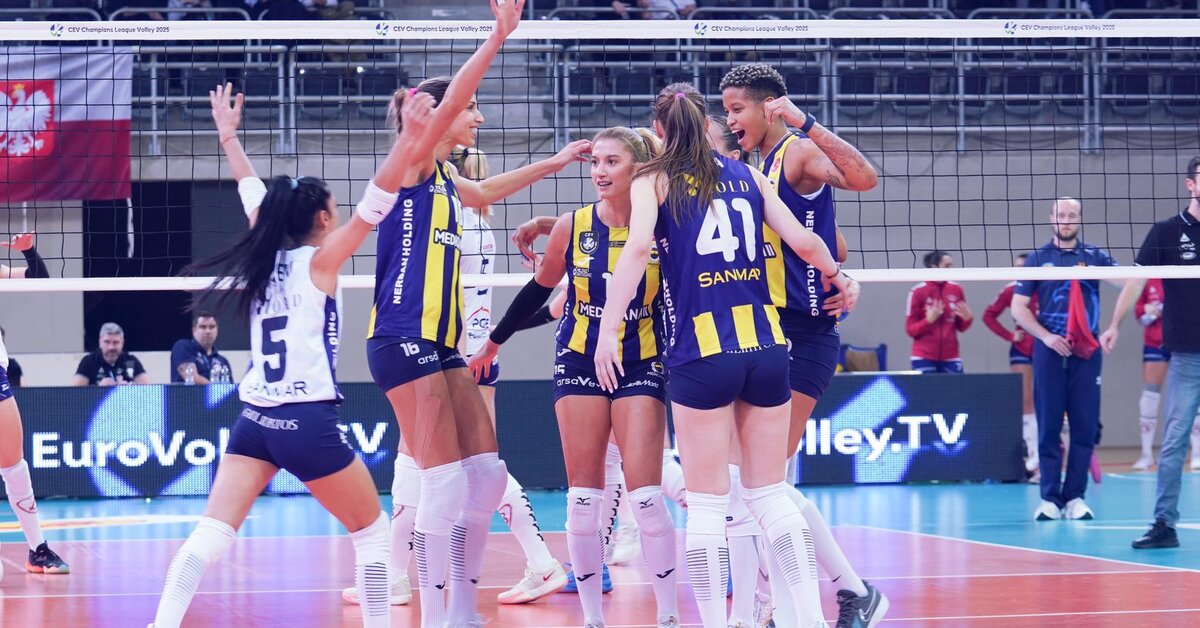 Budowlani Lodz – Fenerbahçe Medicana: 1-3 (MAÇ SONUCU)