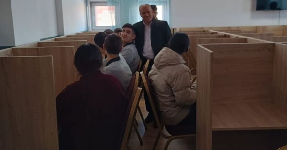 Diyadin’de etüt salonu hizmete açıldı