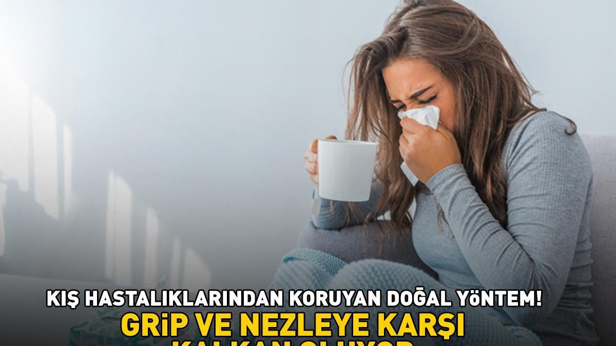 Grip, nezle ve soğuk algınlığına karşı kalkan oluyor! Kış hastalıklarından koruyan doğal yöntem: Boğaz ağrısı ve öksürüğe iyi geliyor