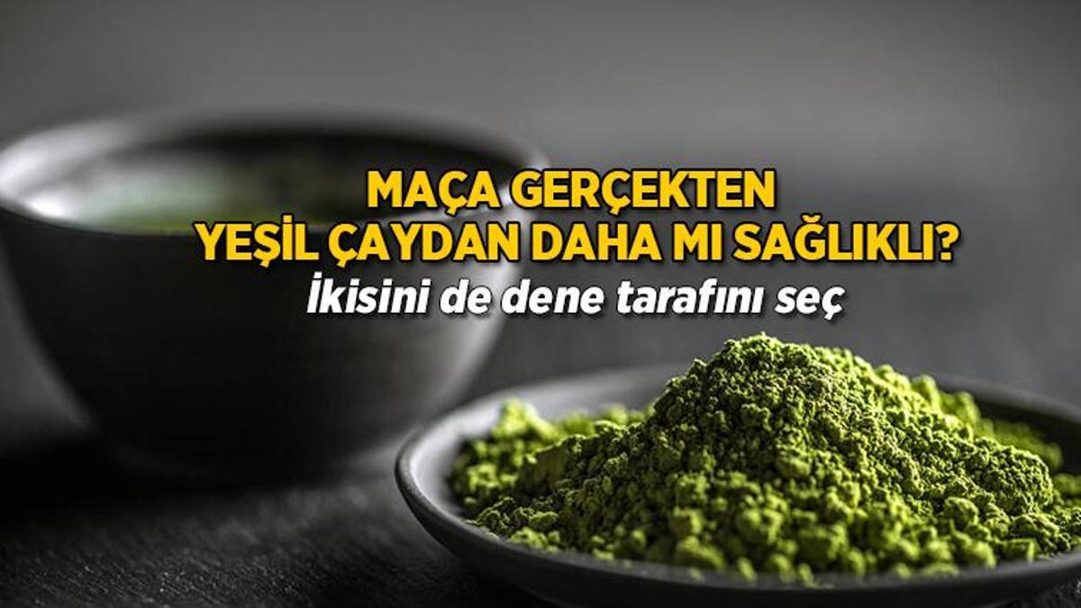 Maça gerçekten yeşil çaydan daha mı sağlıklı? İkisini de dene tarafını seç