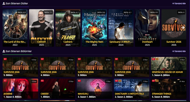 Yerli Yabancı Dizi İzleme Platformu DiziTvFilm.com